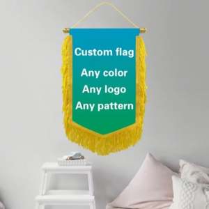 Venta Directa de Fábrica, Banderas de Fútbol de Poliéster con Logotipo Personalizado, Impresión Digital, Ideales para la Zona de Aficionados del Estadio, Ambiente de Día de Partido - Product Image 6