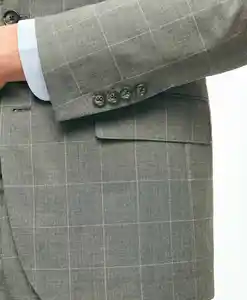 2024 Wholesale Custom High Quality Men's Formal Check Plaid Suit Jacket Blazer And Pants New Trendy Tuxedo Set For Men