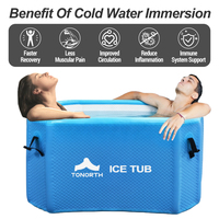 Baignoire pliable et gonflable pour bain froid, bain de glace pour la récupération, garantie de 2 ans