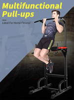 Station de musculation multifonctionnelle réglable pour le haut du corps, équipement de salle de sport à domicile, entraînement de fitness, barre de traction, station de dips, barres parallèles
