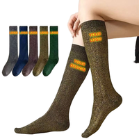 Chaussettes de football personnalisées en gros, antidérapantes, respirantes, élastiques, avec logo personnalisé, antibactériennes et écologiques