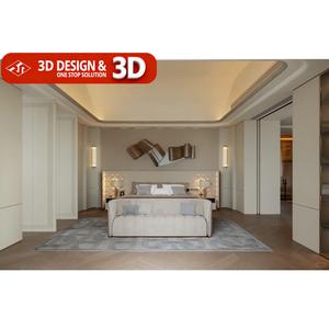 <span class=keywords><strong>Service</strong></span> de conception d'intérieur de villa moderne de luxe pour toute la maison avec rendu 3D, solution de décoration intérieure et de conception graphique - Product Image 3