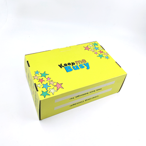 Custom Toy Box Custom Wholesale China Funny Design Custom Folding Large Capacity Steady Portable Corrugated Paper Packaging Toy Box