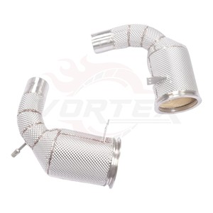 ท่อลงสแตนเลส Vortex สำหรับ Porsche 911 992 3.0T ปี 2019-2021 พร้อมแผ่นกันความร้อน สำหรับการจัดการความร้อนของท่อไอเสีย - Product Image 2