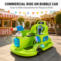 Voiture de collision électrique rotative à bulles pour usage commercial extérieur, OEM ODM, pour le drift
