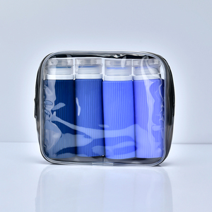 Envases <span class=keywords><strong>de</strong></span> Viaje <span class=keywords><strong>de</strong></span> <span class=keywords><strong>Silicona</strong></span> y PP a Prueba <span class=keywords><strong>de</strong></span> Fugas, 100 ml, Botellas <span class=keywords><strong>de</strong></span> Viaje <span class=keywords><strong>de</strong></span> Plástico Reutilizables para Champú y Acondicionador - Product Image 3