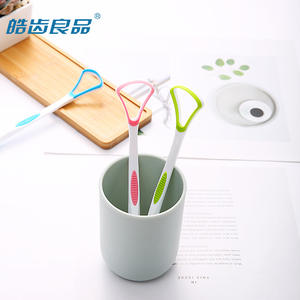 Nettoyant pour la langue en silicone, grattoir populaire pour le commerce électronique transfrontalier, pour adultes et enfants, personnalisation directe d'usine disponible - Product Image 6