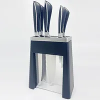 Affordable Retail Wholesale Clear Acrylic Knife Block 