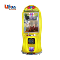 Machine à pinces à monnayeur Lifang pour enfants, pour attraper bonbons et jouets, modèle Super Box Mini, jaune, garantie 12 mois