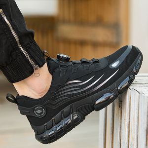 Calzado de Seguridad Deportivo Negro para Hombre, Zapatos de Trabajo Industriales Flexibles y Cómodos - Product Image 3