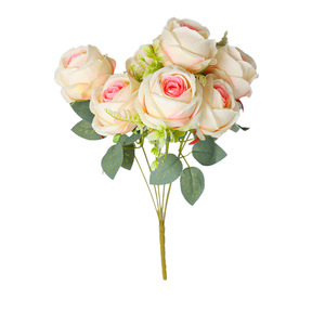 Roses artificielles Xinchengzhi, roses de lune d'automne, 7 têtes, 30cm-100cm, décoration de mariage et de maison - Product Image 5