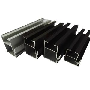 Profils de Sections en aluminium de <span class=keywords><strong>Fram</strong></span> de fenêtre de porte enduite de poudre de matériaux de construction de construction - Product Image 2