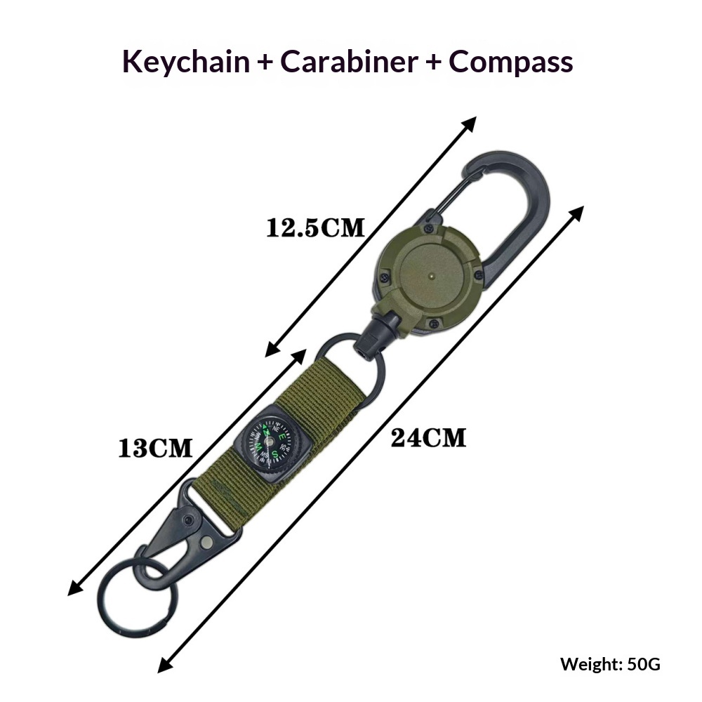 green-easy pull buckle-eagle mouth buckle-compass