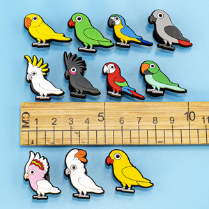 Nieuwe generatie schoenbedels <span class=keywords><strong>Kawaii</strong></span> schattige dieren kleurrijke vogels schoen klomp bedel gat decoratie <span class=keywords><strong>maker</strong></span> damesschoenen en bedels - Product Image 2