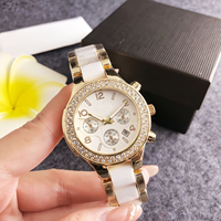 Montre à quartz pour femme, style coréen simple, cadran à chiffres arabes, fonction date six aiguilles, épaisseur 10 mm, usage quotidien