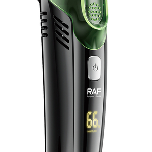 เครื่องตัดผมไร้สาย RAF 3W แบบชาร์จไฟได้ พร้อมแบตเตอรี่ 1400mAh ปรับความยาวได้ 20 ระดับ ใช้งานได้ขณะชาร์จ  ชุดกรรไกรตัดผม - Product Image 3