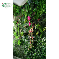 Verdoyant plante artificielle jardin vertical pour la décoration extérieure mur d'herbe décoration De Noël jour récolte