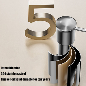 Usine personnalisé épaissi 304 distributeur de <span class=keywords><strong>savon</strong></span> en acier inoxydable tête de pompe bouteille Tube d'extension pour <span class=keywords><strong>liquide</strong></span> <span class=keywords><strong>vaisselle</strong></span> - Product Image 2