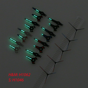 Manecillas de Reloj con Diseño de Avión Súper Luminosas Verdes, Compatibles con Movimientos NH34, NH35, NH36, Repuestos para Relojes de Pulsera - Product Image 5
