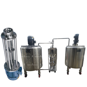 Équipement de fabrication de gels à haute viscosité, émulsifiant sous vide pour teinture à sourcils, machine homogénéisatrice, cuve de mélange pour gloss à lèvres - Product Image 1