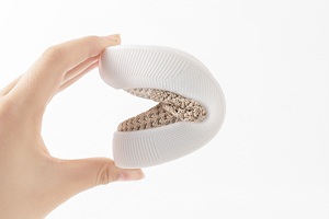 Scarpe per i <span class=keywords><strong>primi</strong></span> <span class=keywords><strong>passi</strong></span> del bambino con toni caldi glitterati, comode in rete, ideali per i bambini - Product Image 3