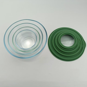 Hộp đựng thức ăn bằng thủy tinh borosilicat cao cấp có nắp đậy kín khí, an toàn với lò vi <span class=keywords><strong>s</strong></span>óng và tủ đông, dùng để đựng thức ăn thừa - Product Image 2