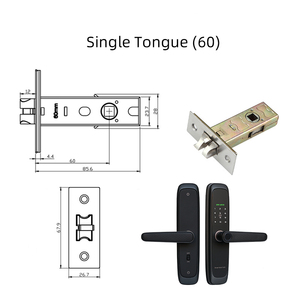 Cerradura Inteligente para Puerta con Huella Dactilar <span class=keywords><strong>Navicat</strong></span> Security, Manija Biométrica con Contraseña, Tuya TTlock, Wifi - Product Image 6