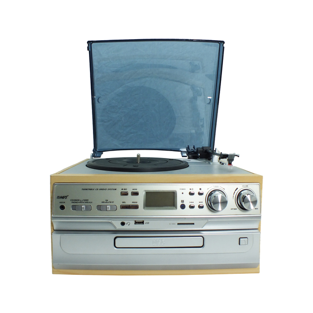 Vinyl Lp Turntables Vintage Gramophone Record Player With Full Function
