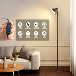 Lampe de sol réglable en hauteur pour l'étude, lampe de bureau moderne design avec USB, lampe de lecture, veilleuse de chambre, lampe de chevet LED pour hôtel - Product Image 3