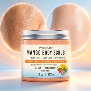 Gommage corporel en marque propre, élimine les peaux mortes et exfolie <span class=keywords><strong>sans</strong></span> dessécher et hydrate, gommage au <span class=keywords><strong>sel</strong></span> de mangue - Product Image 5