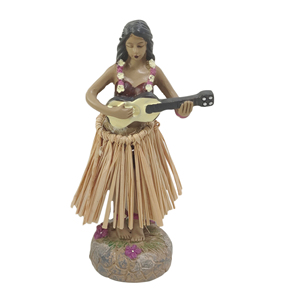 Bảng điều khiển Hula cô gái Bobble đầu figurine sáng tạo nhảy múa Hula cô gái <span class=keywords><strong>Hawaii</strong></span> quà lưu niệm - Product Image 6