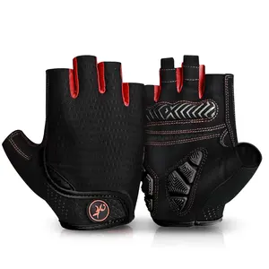 Gants de vélo sans doigts respirants 5MM coussinets en gel gants de vélo route cyclisme course VTT gants pour hommes femmes vente en gros