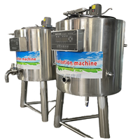 Pasteurisateur automatique avec échangeur de chaleur à plaques, refroidissement à l'eau pour la production de lait, de jus, de produits laitiers, de yaourt, de confiture et de boissons