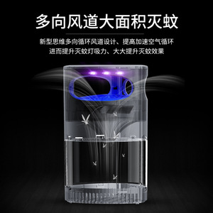 Ultraviolet Mosquito Trap Rechargeable USB Portable Indoor Outdoor Pest Control White Pink Color - Product Image 3