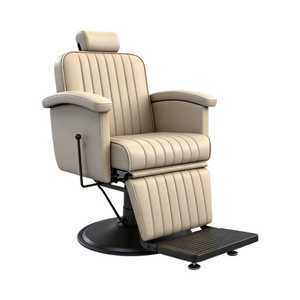 Fauteuil de Barbier Pliable en Cuir Moderne pour Hommes - Usage Commercial - Product Image 1