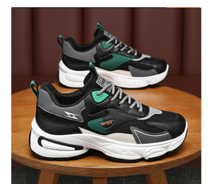 Anti-Slip Thick Sole Fashion Men's <strong>Dad</strong> Walking Style <strong>Shoes</strong> Chunky <strong>Shoes</strong> for Men Autumn Spring - Product Image 2