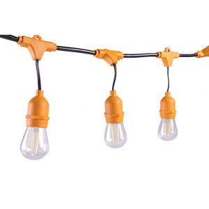 <b>Led</b> <b>Light</b> Strings 24V Dc Ip65 Plastic E26 E27 Base Garden Outdoor Use - Product Image 1