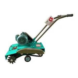 Concrete Floor Dust Cleaning Machine 3kw Electric Power HQZ600 Eazy Operate Concrete Cleaning Machine For Engineering Construct