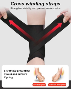 Attelle de cheville réglable, portable et durable en silicone, personnalisée, douce, respirante et écologique, pour la protection des pieds contre les entorses - Product Image 2