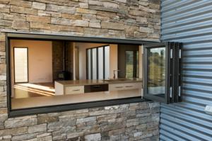 Ventana de vidrio plegable BI de alta calidad, ventana de realce, ventanas plegables de aluminio - Product Image 4