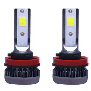 2022 인기있는 제품 미니 LED 헤드 라이트 2pcs 36w 6000lm 자동 LED 전구 9012 9005 9006 H11 H7 cob led 헤드 램프 자동차, 오토바이