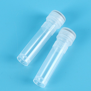 Becon Cryogenic Disposable Screw Top <b>Plastic</b> Sample <b>Tubes</b> 2ml With Caps Graduations Gaskets Storage <b>Tube</b> - Product Image 1
