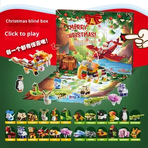 Caja Sorpresa de Navidad <span class=keywords><strong>Frozen</strong></span>, Compatible con Pequeñas Partículas, Juguete Educativo para Niños de 7 a 12 Años, Escala 1/12, Montaje Sorpresa - Product Image 1