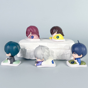 Set de 5 Figuras de Anime Japonés con Diseños Nuevos, Figuras de Acción de Anime Blu Lock, Versión Q, Isagi Yoichi, <span class=keywords><strong>Bachira</strong></span> <span class=keywords><strong>Meguru</strong></span>, Juguetes Coleccionables - Product Image 3