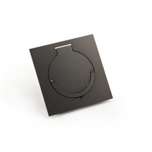 Caja de enchufes eléctrica para montaje en pared o suelo con toma de corriente y tapa abatible - Product Image 4