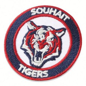 Custom Embroidered <b>Patches</b> for Hat Iron on Embroidery <b>Patches</b> for Clothing Hook and Loop Backing Woven <b>Patch</b> - Product Image 5