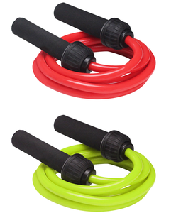 Logo personnalisé <span class=keywords><strong>Corde</strong></span> à sauter sans enchevêtrement spécifique à l'entraînement Cordes à sauter professionnelles en PVC lourdes pour le fitness avec vitesse à sauter - Product Image 2
