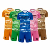 Unisex Jungen Damen Fußballtrikot Wendbar Schnelltrocknend Atmungsaktiv Bequem Sublimations-Sporttrainingsanzüge