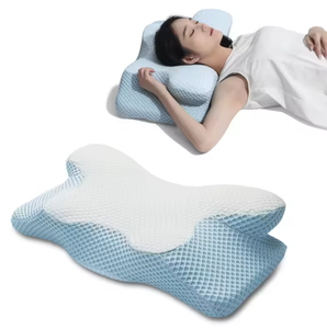 Almohada Cervical Inodora para Aliviar el Dolor de Cuello, Espuma Viscoelástica Ortopédica Ergonómica, Lavable, para Todos los Tipos de Dormir - Product Image 4