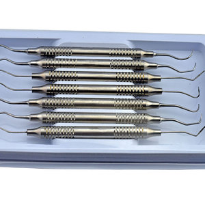 Ensemble de sondes dentaires manuelles en acier inoxydable de haute qualité, classe I, dispositif médical professionnel, poignée ergonomique, instruments dentaires - Product Image 4